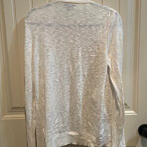 Olivia Sky Knit Textured Sweater in White